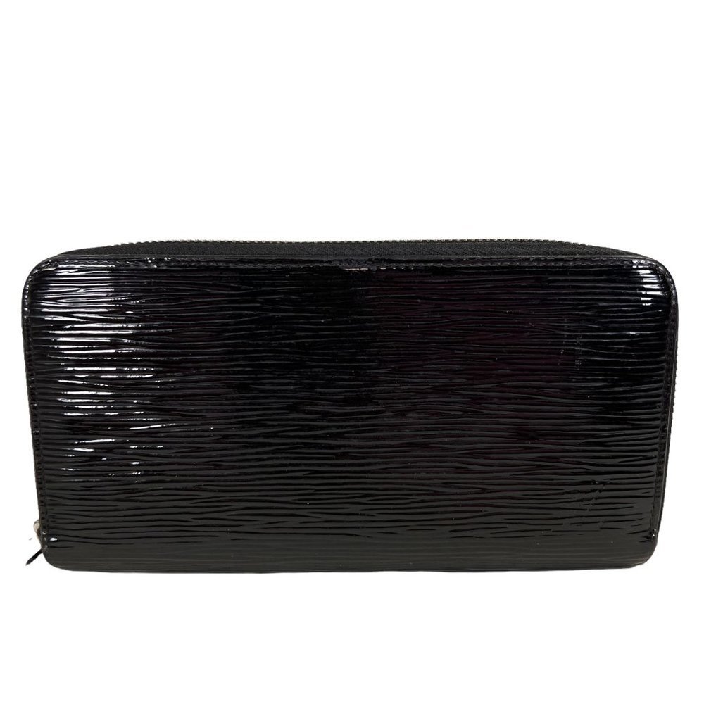 Authentic Louis Vuitton Wallet Zippy Electric Black Epi LV Vintage